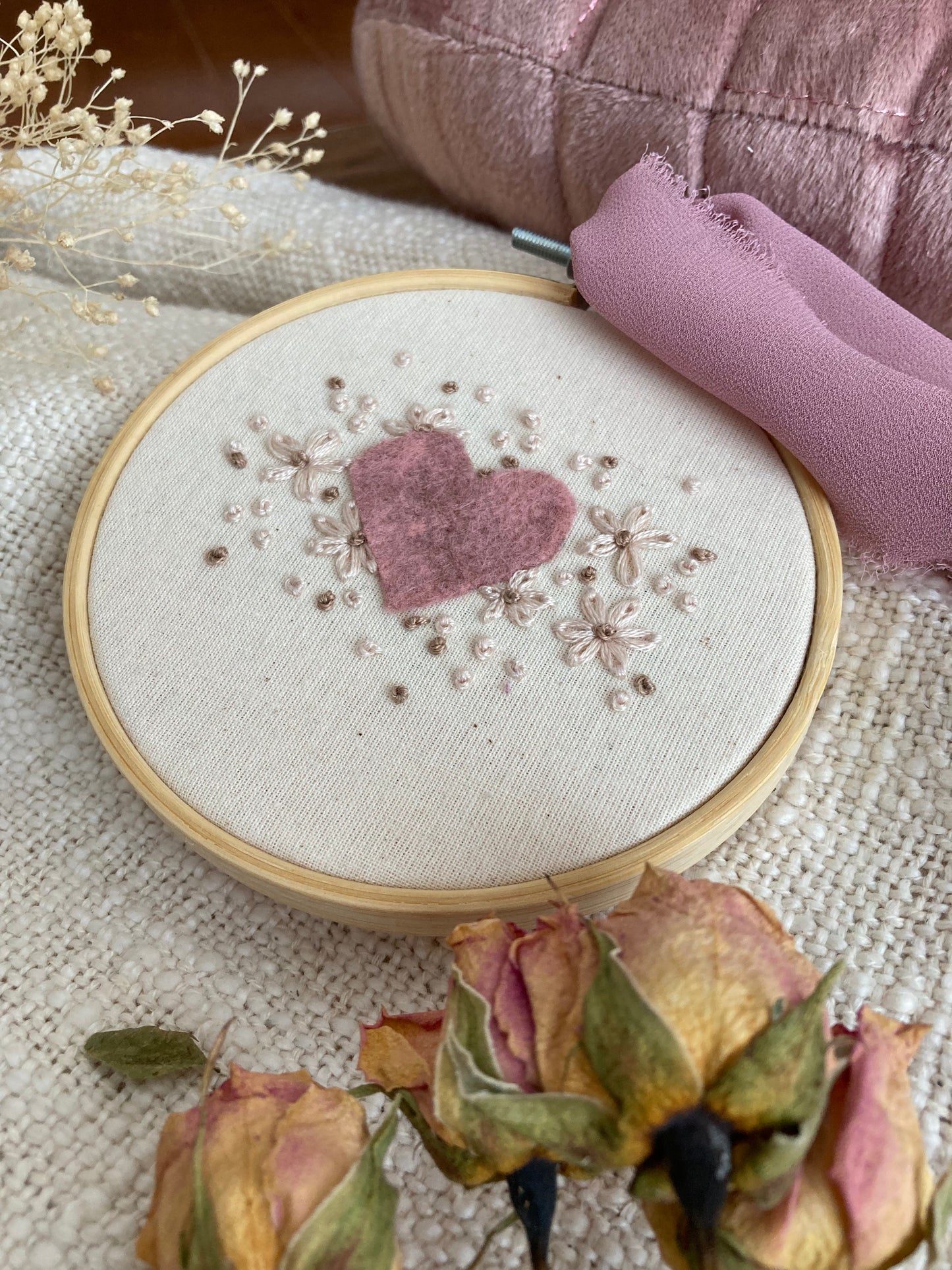 Coeur rose