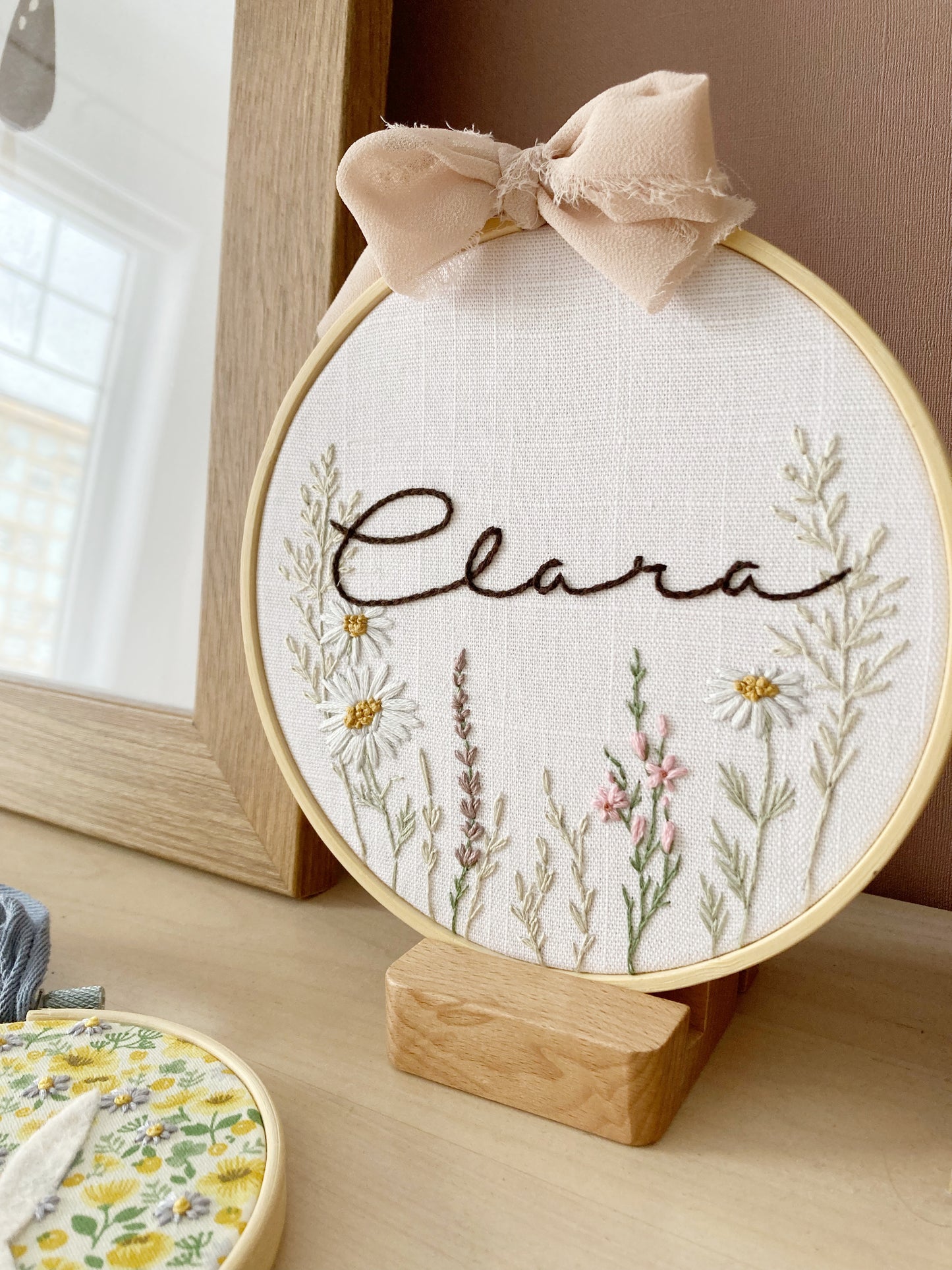 Flora - broderie pour enfant fleurs sauvages