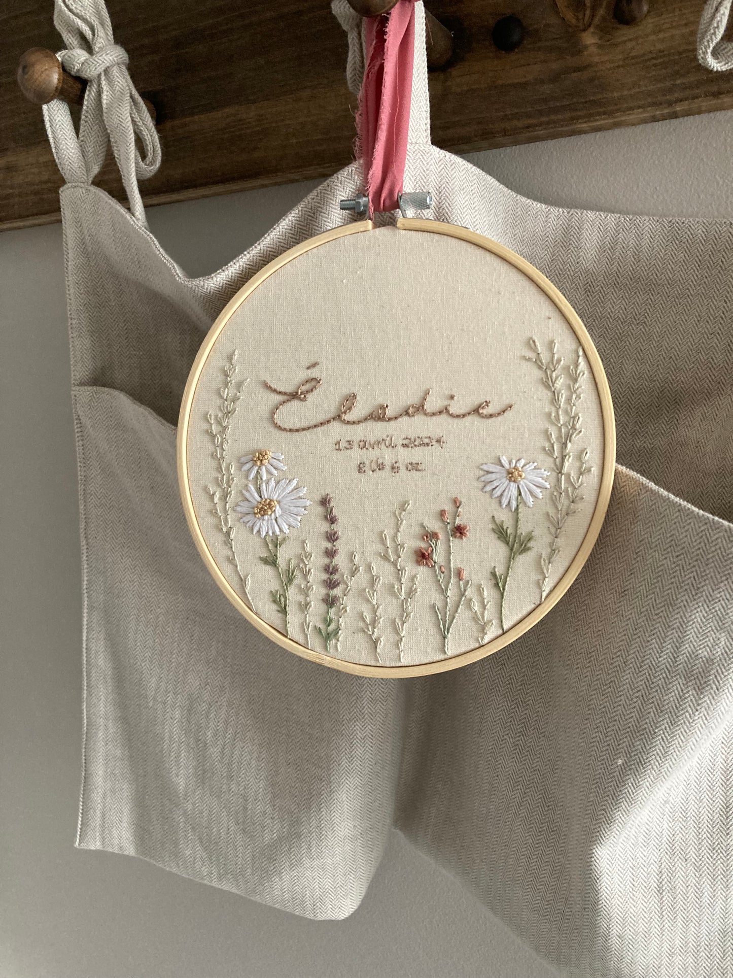 Flora - broderie pour enfant fleurs sauvages