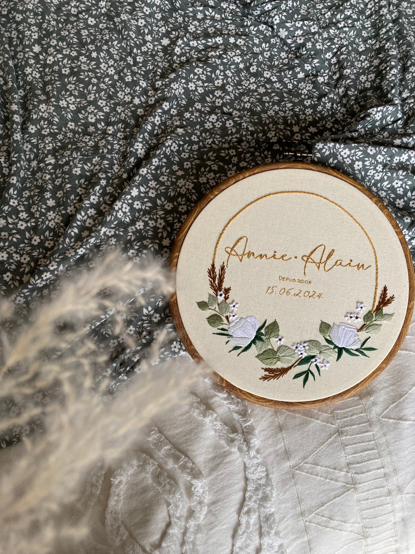 Broderie de mariage