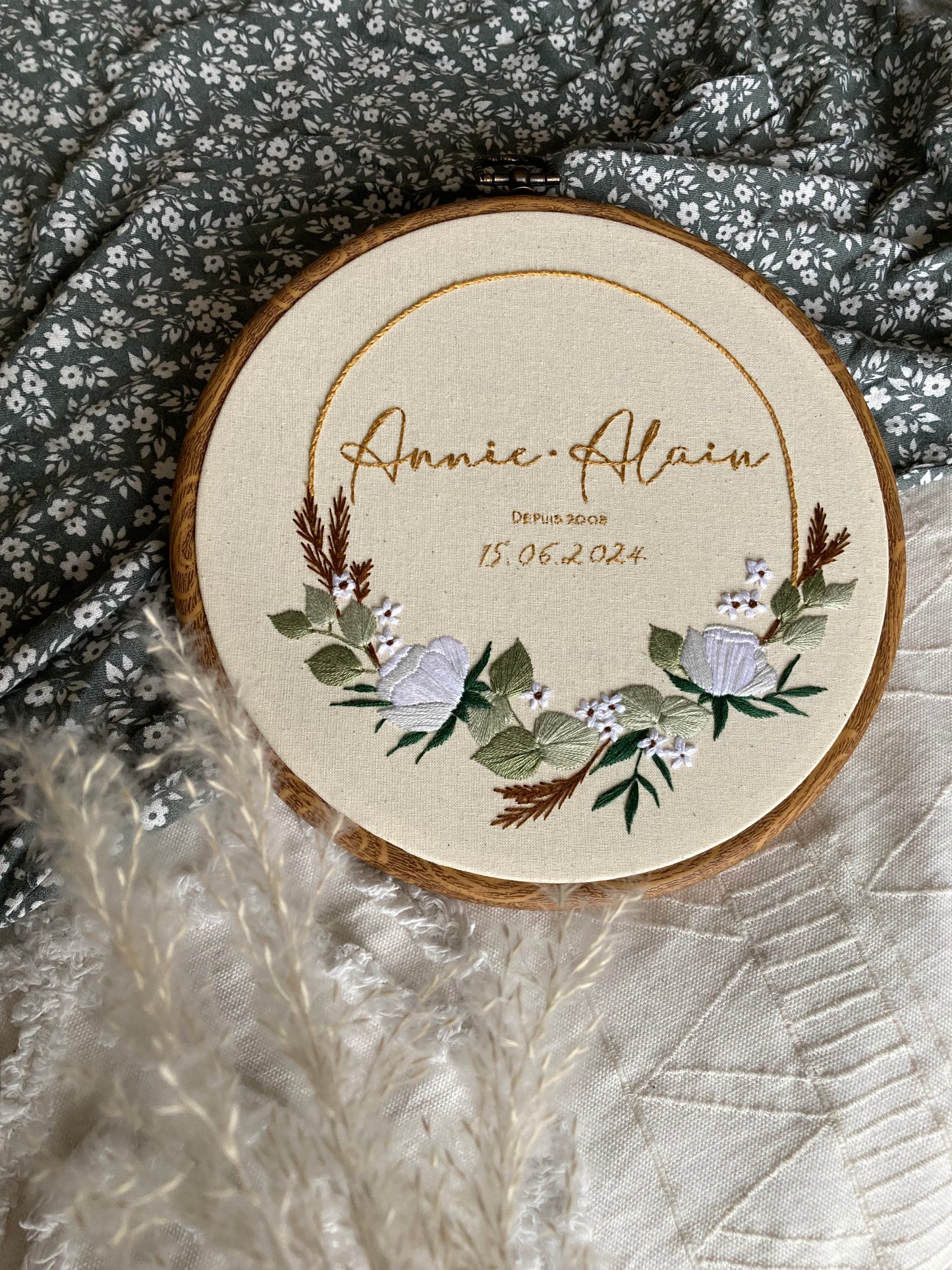 Broderie de mariage