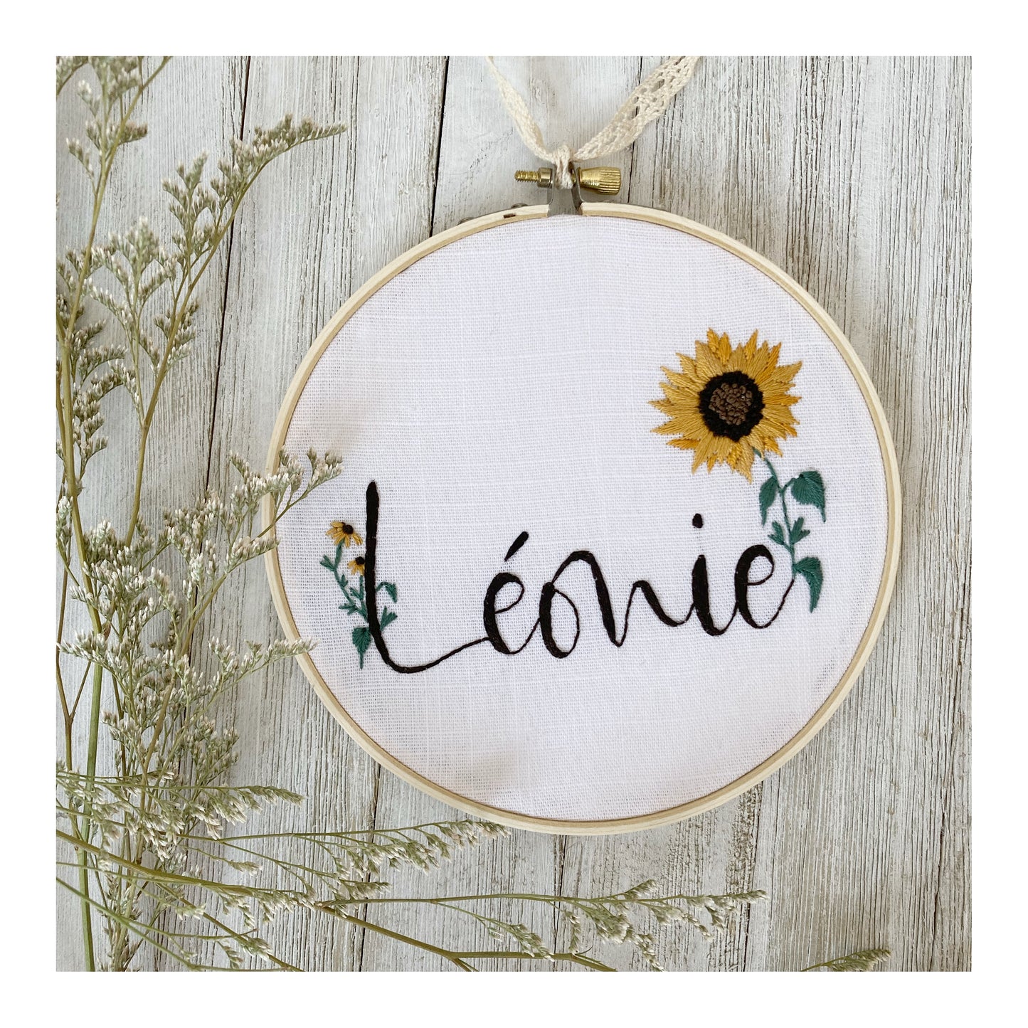 Prénom et fleur