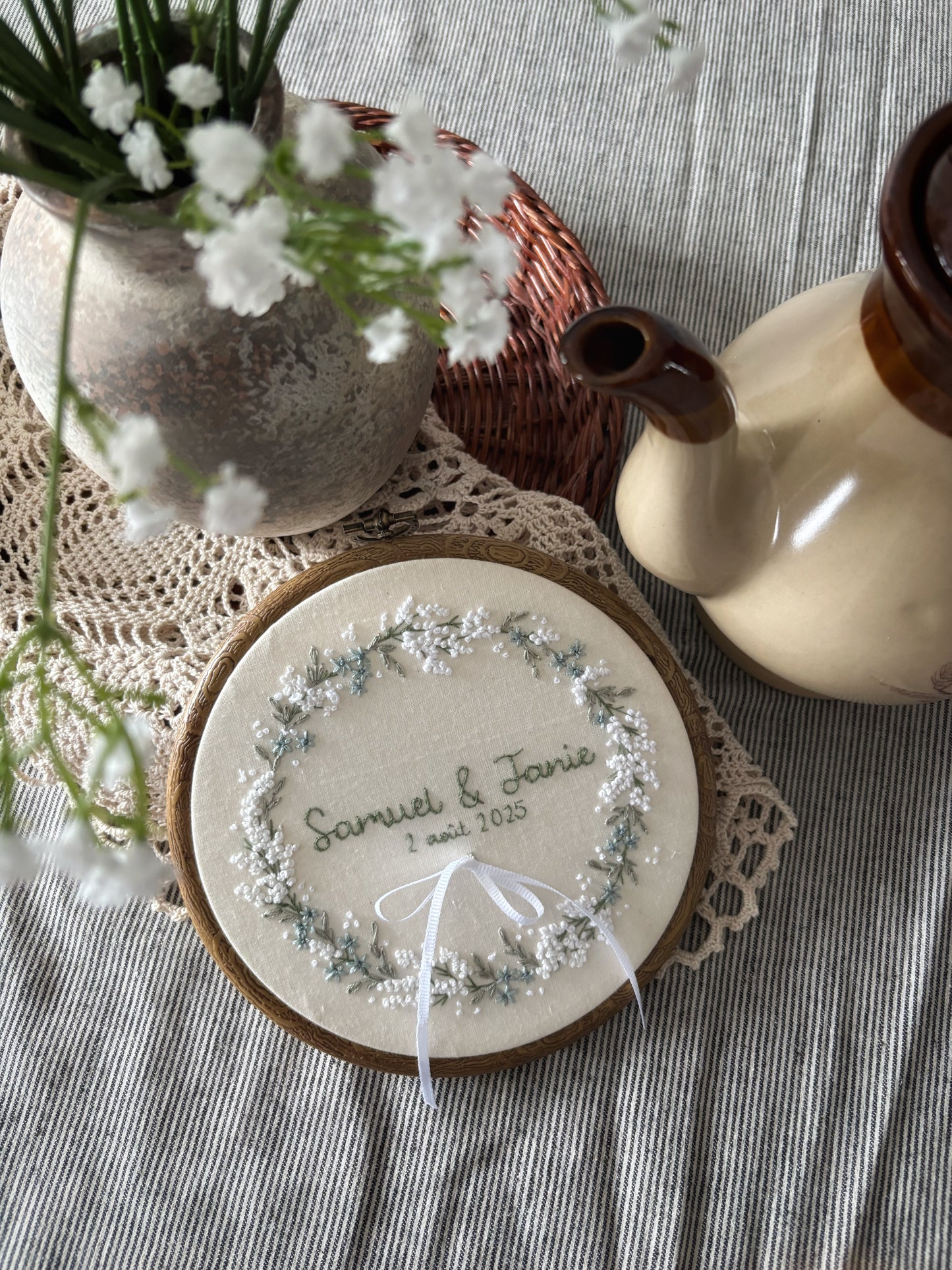 Broderie de mariage