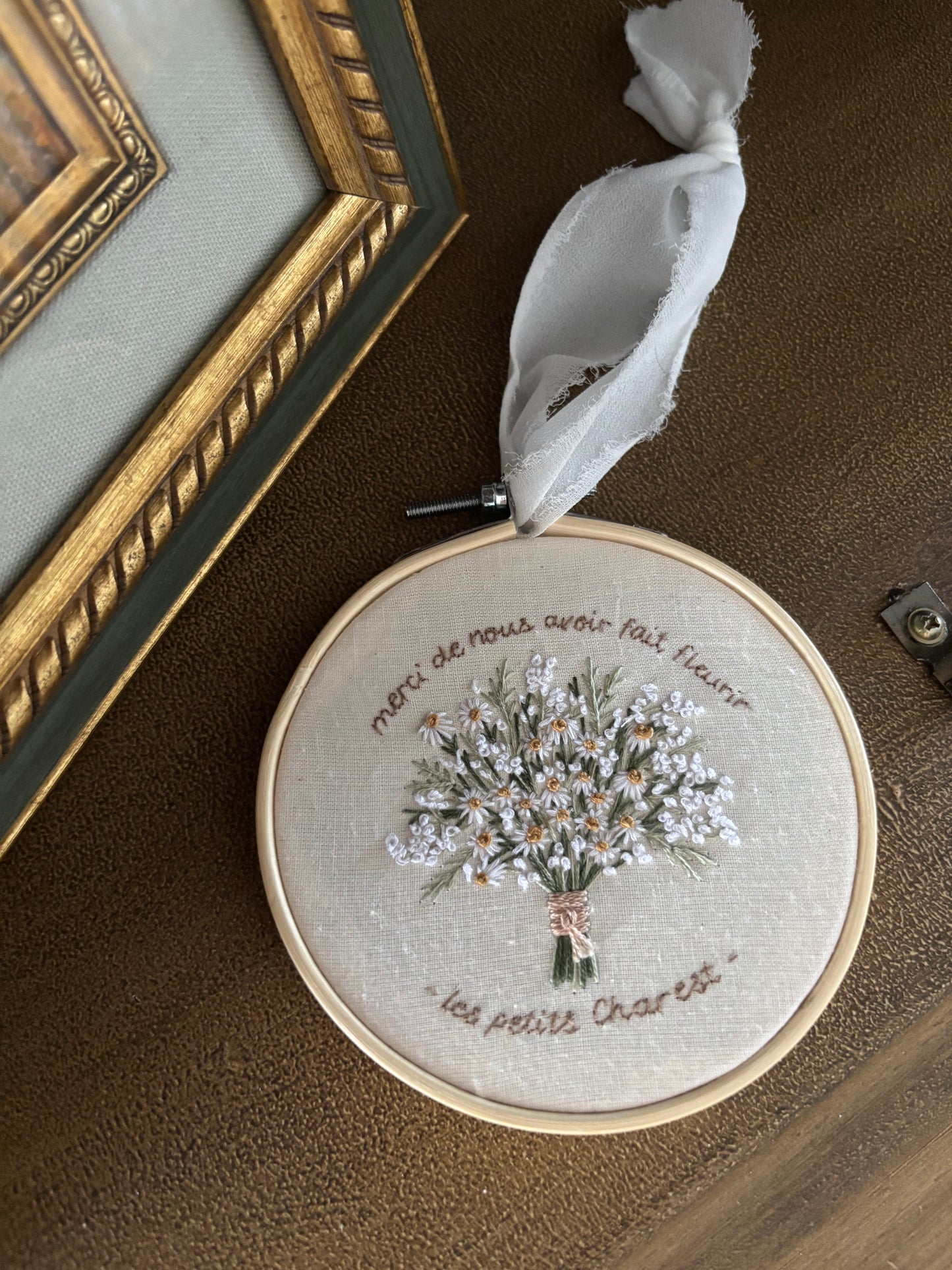 Merci - broderie pour éducatrice/ enseignante/ ou autre