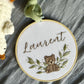 Laurent - broderie pour enfant ourson