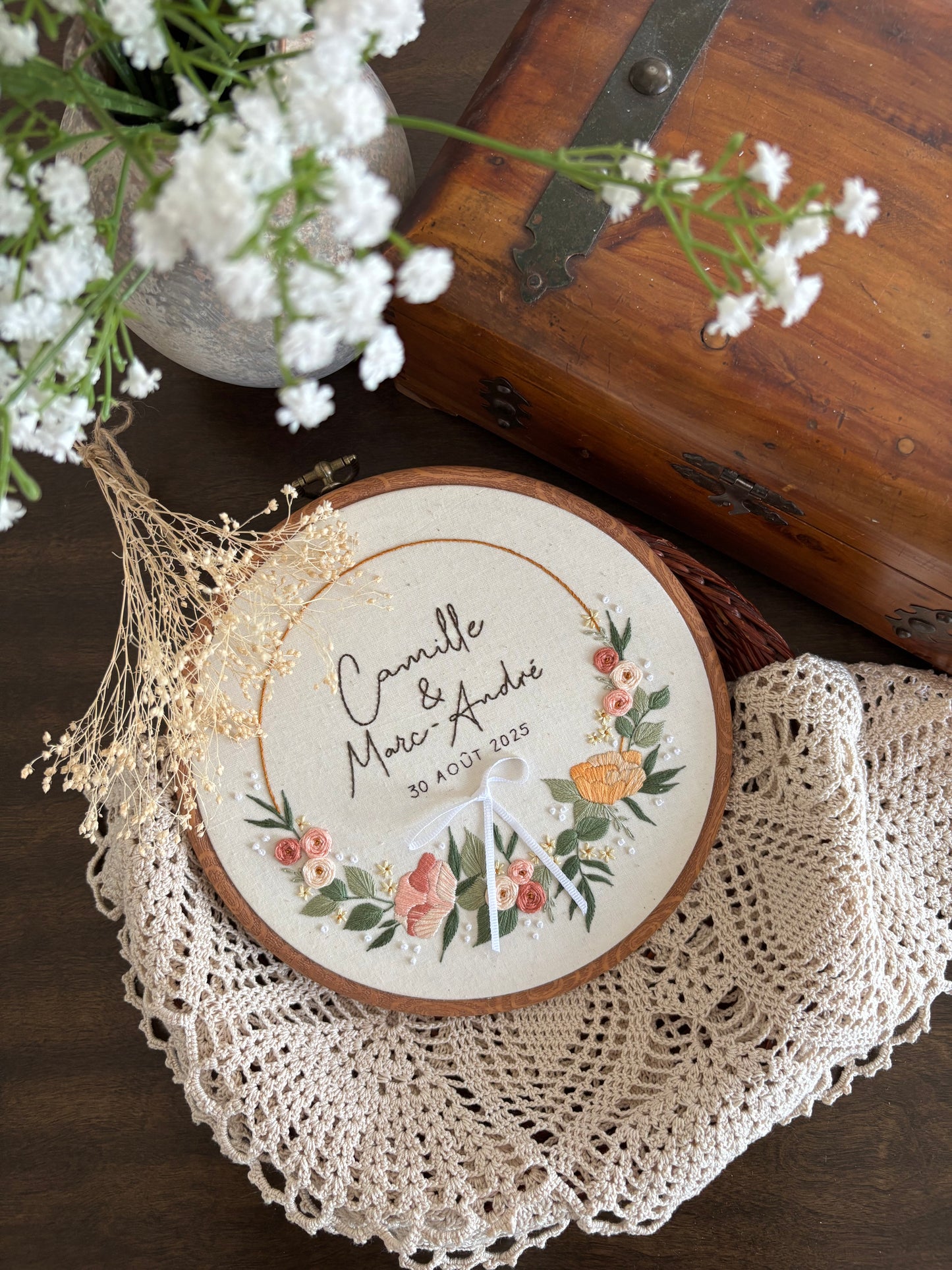 Broderie de mariage