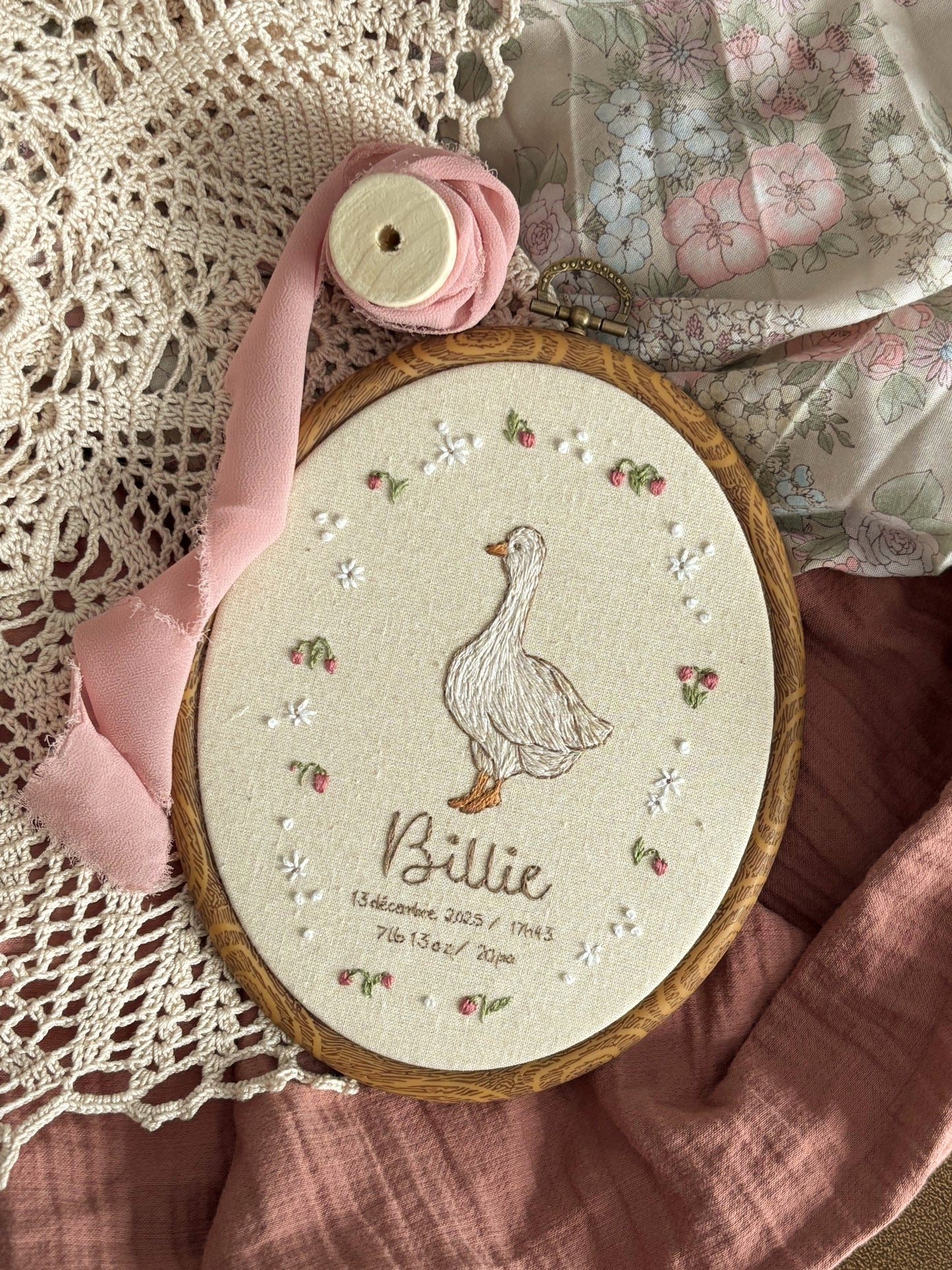 Billie - broderie pour enfant oie