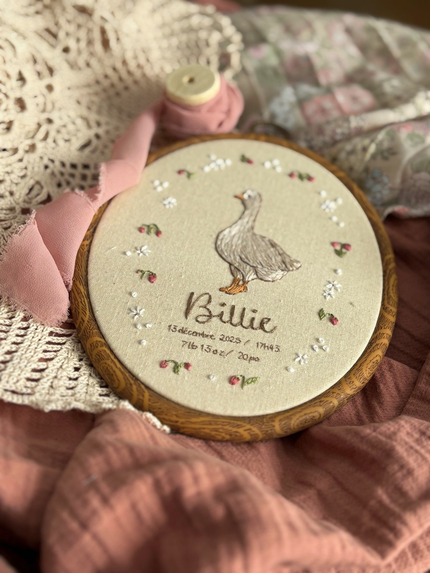 Billie - broderie pour enfant oie