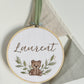 Laurent - broderie pour enfant ourson