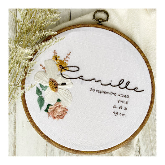 Camille - broderie de naissance